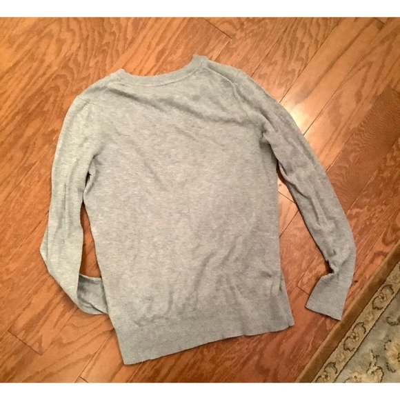 Banana Republic Grey Lovebird Sweater — XXS - Picture 2 of 6